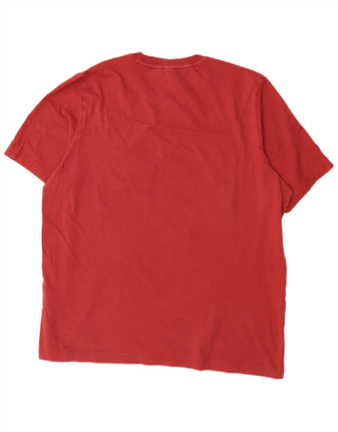 Adidas Herren Grafik-T-Shirt aus mittelroter Baumwolle