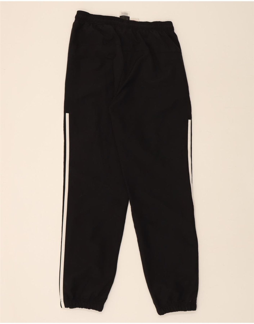 ADIDAS Boys Tracksuit Trousers Joggers 13-14 Years  Black Polyester Vintage Adidas and Second-Hand Adidas from Messina Hembry 