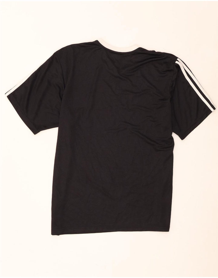Adidas Herren T-Shirt Top Medium Schwarz Polyester