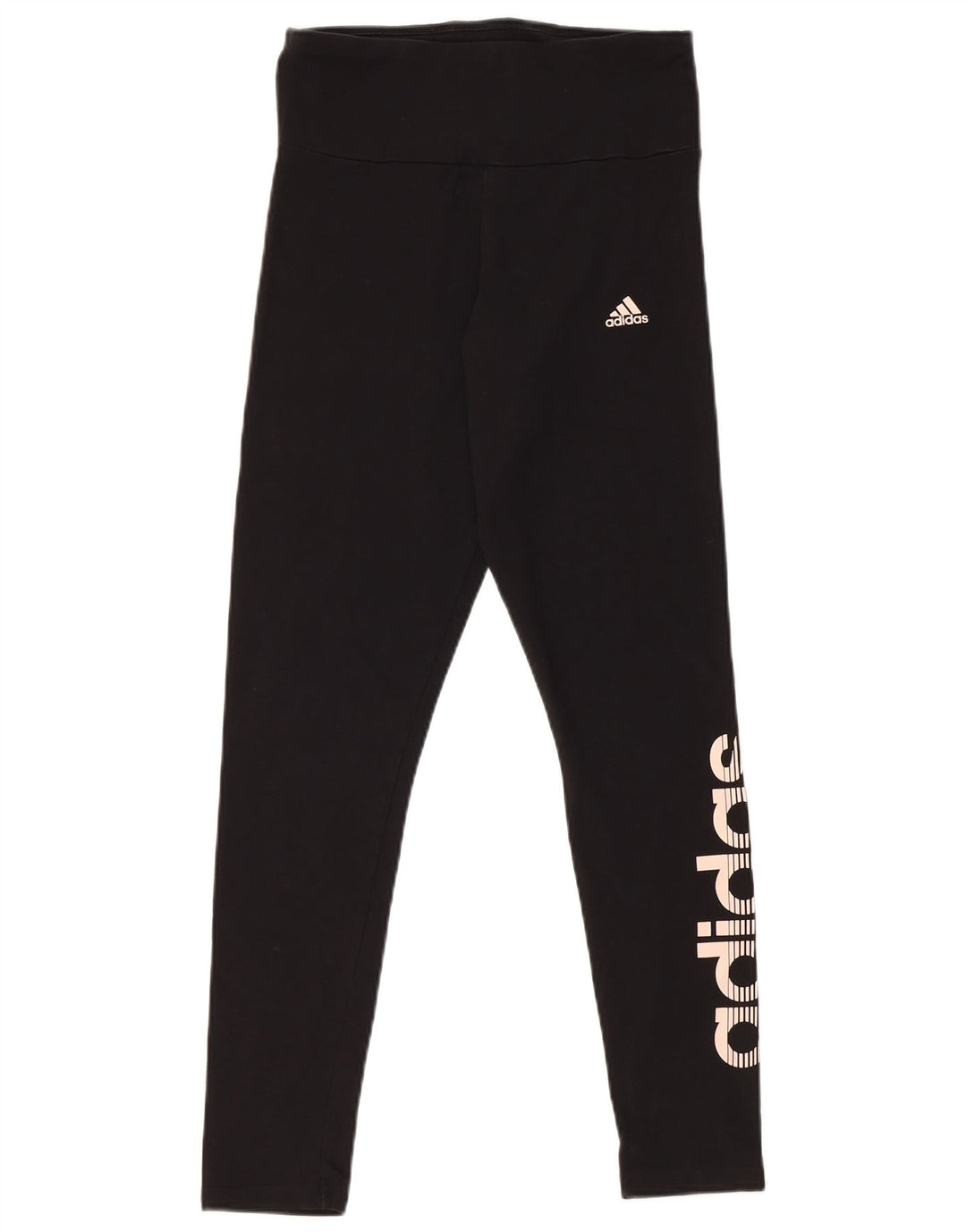 Adidas Damen Graphic Leggings UK 8/10 Small Schwarz