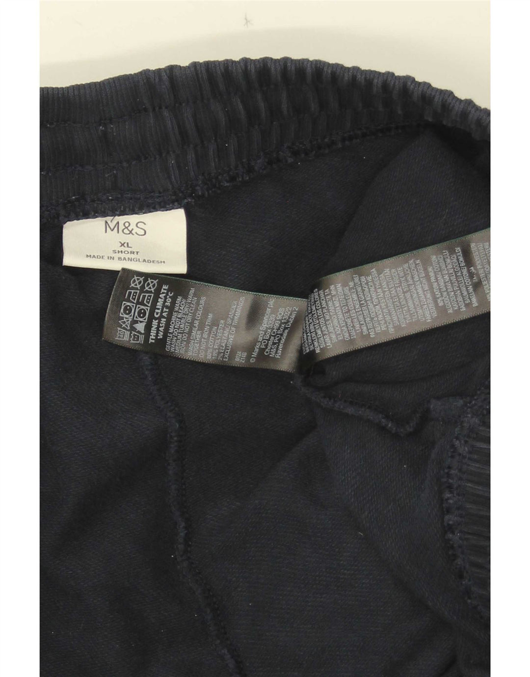 Marks & Spencer Herren-Trainingshose XL, Marineblau, Baumwolle