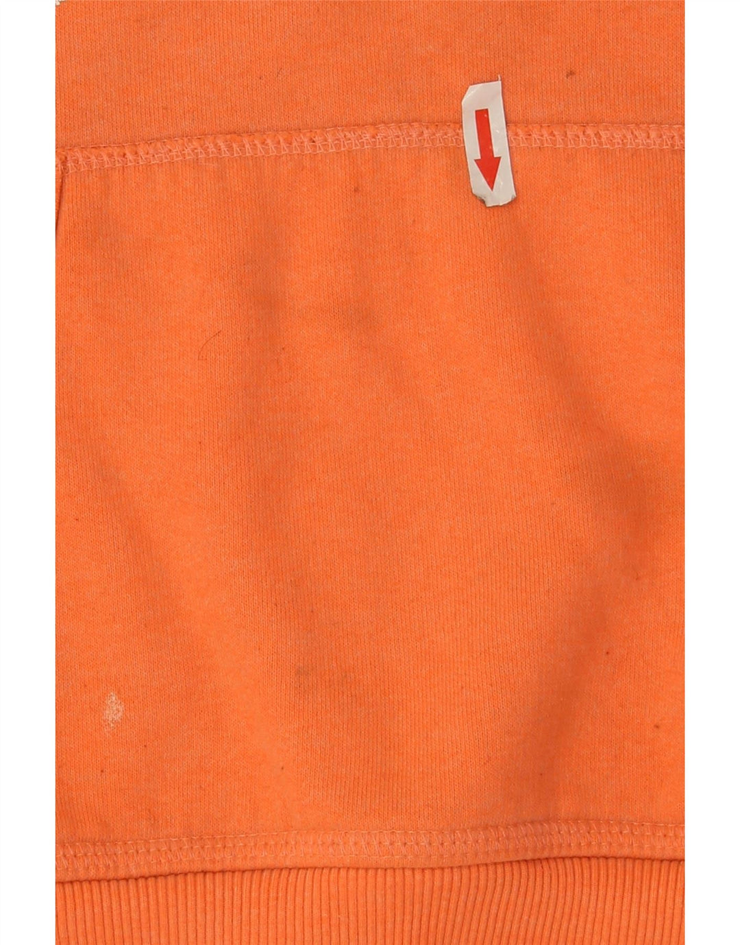 Superdry Damen-Kapuzenpullover mit Grafik, UK 10, Größe S, Orange, Polyester