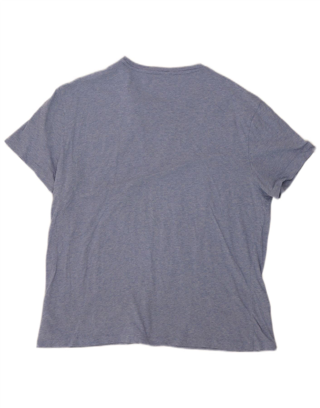 Polo Ralph Lauren Herren-T-Shirt-Oberteil aus mittelblauer Baumwolle