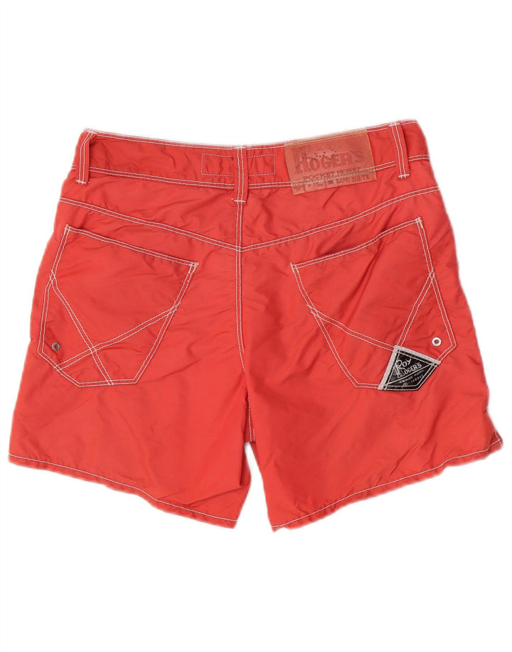 Roy Rogers Damen Badeshorts W29 Small Rot Polyamid