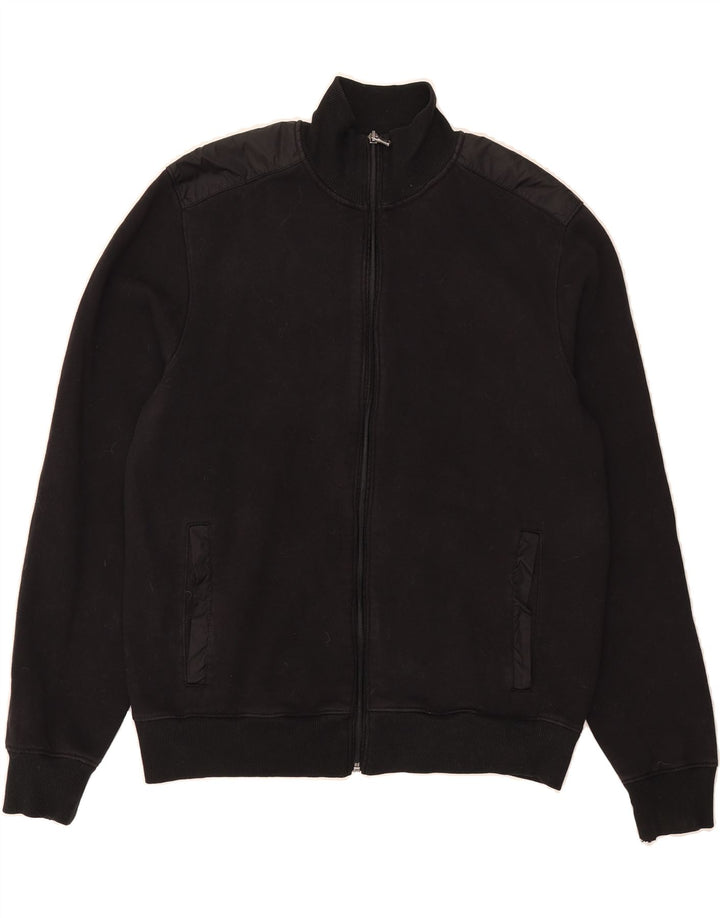 MICHAEL KORS Womens Tracksuit Top Jacket UK 16 Large Black Cotton Vintage Michael Kors and Second-Hand Michael Kors from Messina Hembry 