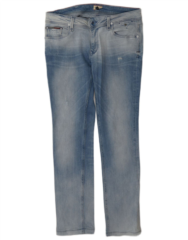 Tommy Hilfiger Damen Slim Jeans W30 L30 Blaue Baumwolle