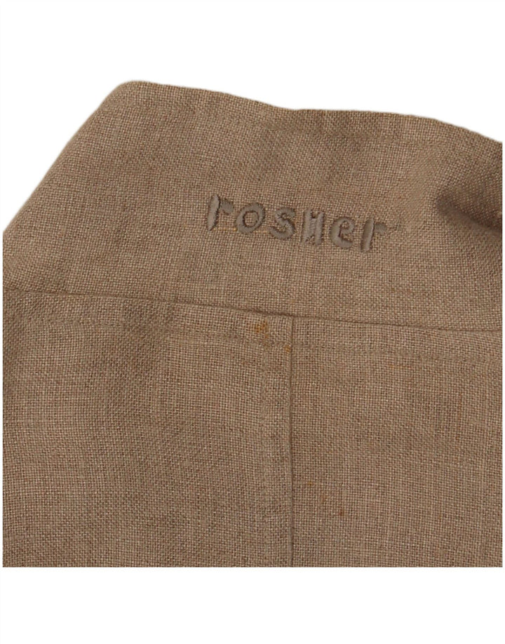Rosner Herren Bomberjacke EU 52 XL Beige Leinen