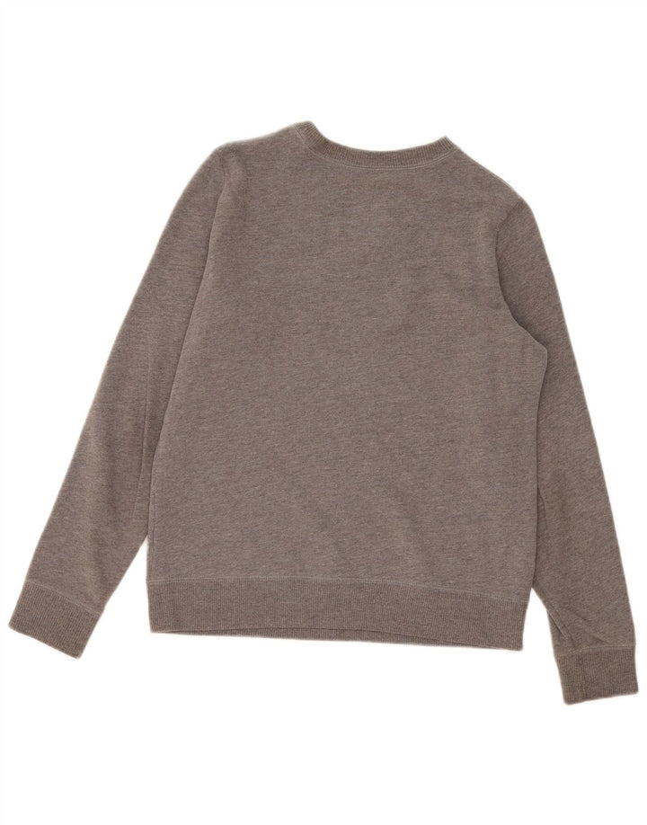 Hollister Herren-Sweatshirt mit Grafik, Größe S, Grau, Baumwolle