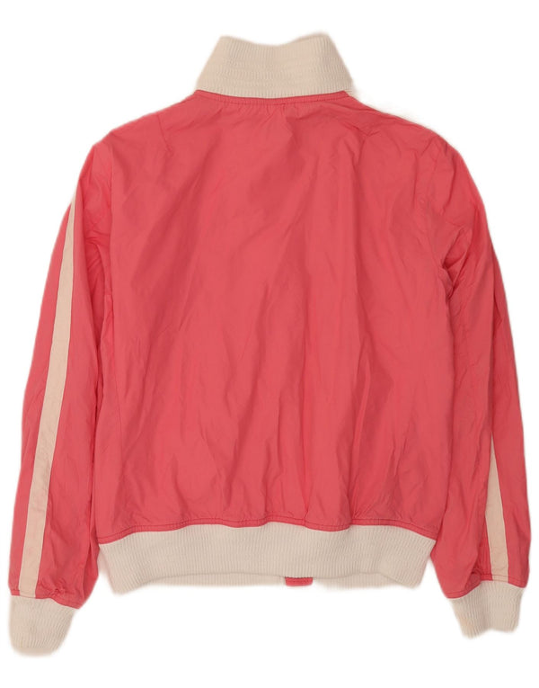 North Sails Damen-Trainingsanzug-Top-Jacke, UK 16, Größe L, Rosa, Farbblock