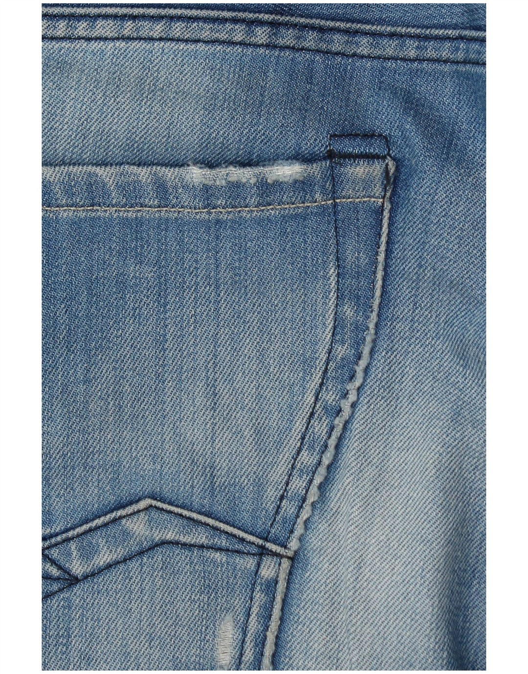 Replay Herren Waitom Denim Shorts W33 Große blaue Baumwolle