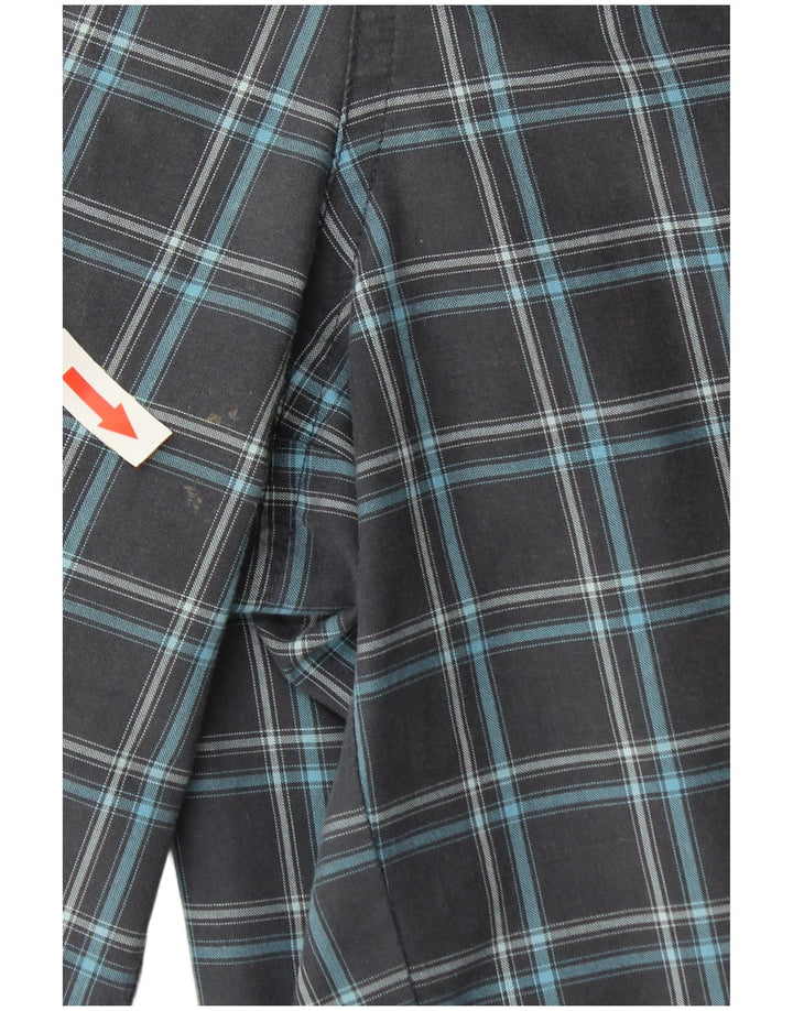 Adidas Herren Badeshorts XL Grau kariert Polyester