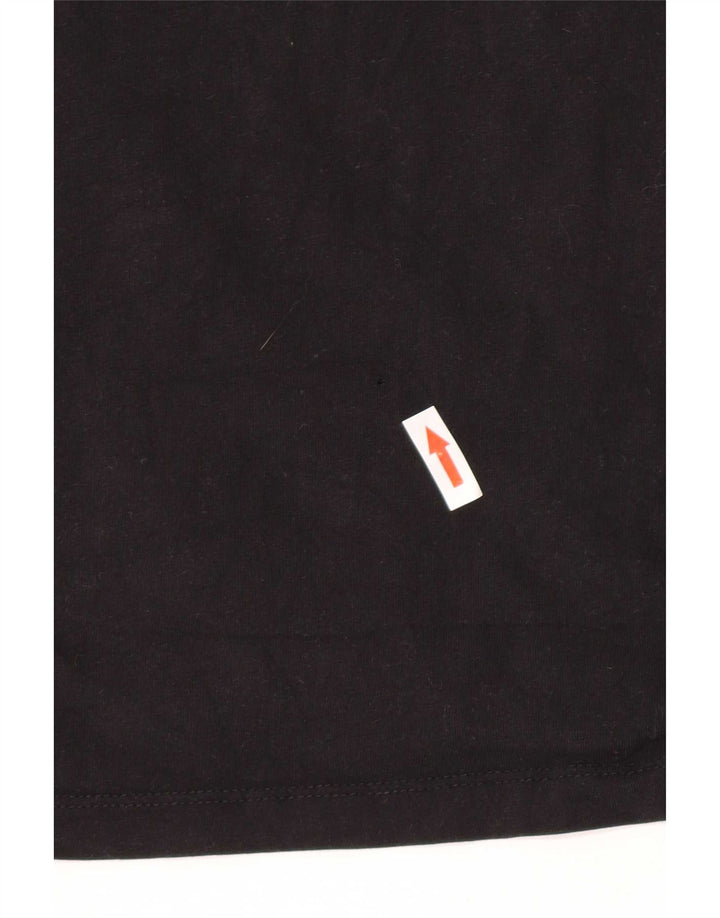 Liu Jo Herren-T-Shirt mit Grafik, Größe S, schwarze Baumwolle