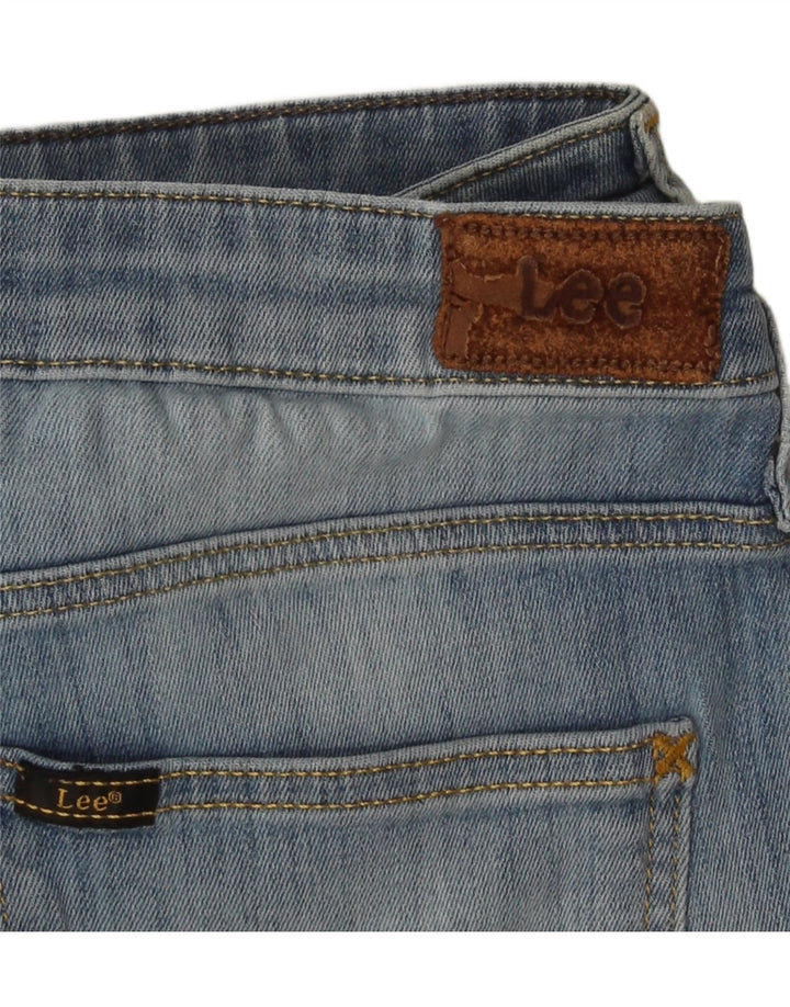 Lee Damen-Cropped-Jeans W29 L25 Blau