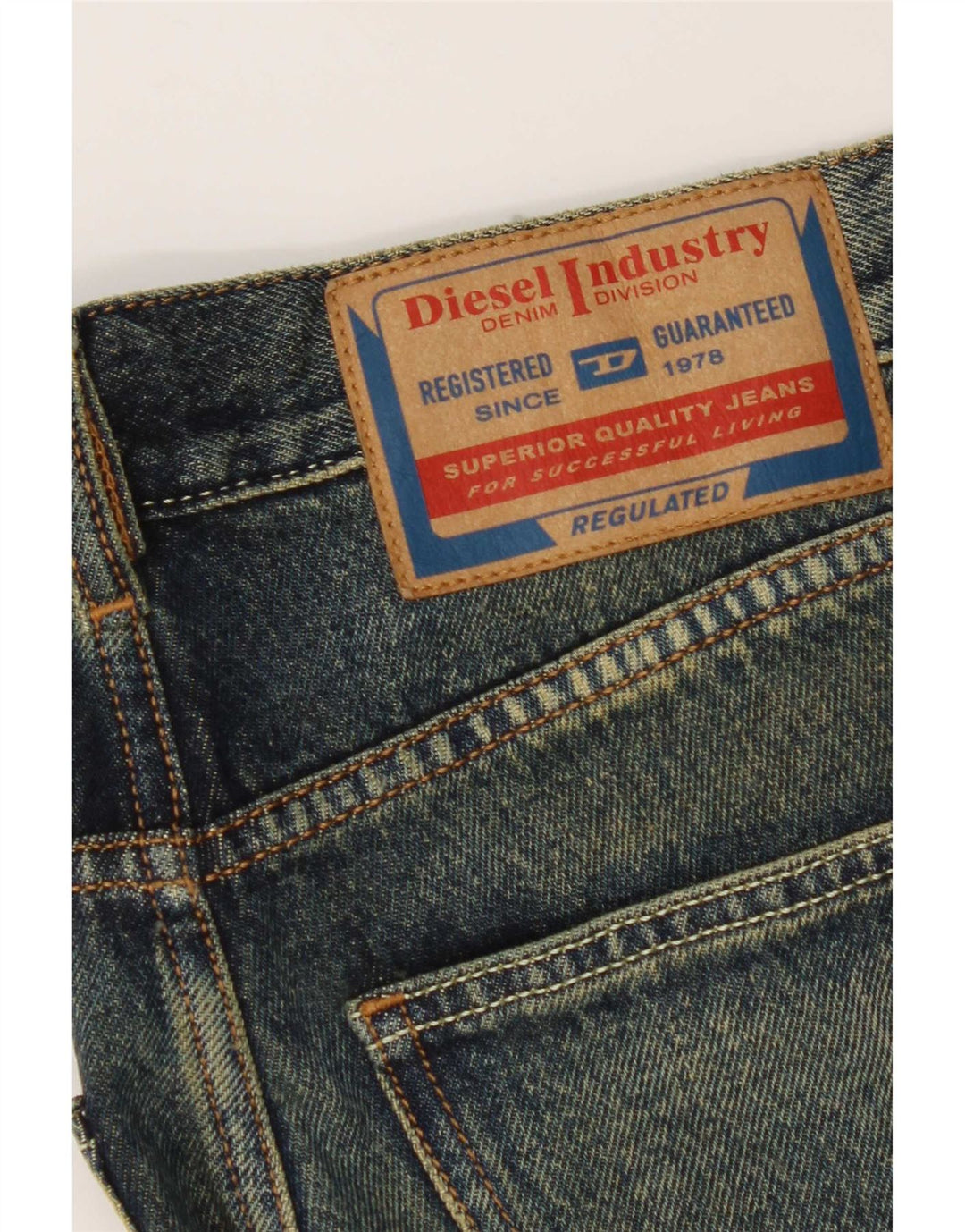 Diesel Herren Jeansshorts W30 Mittelblau