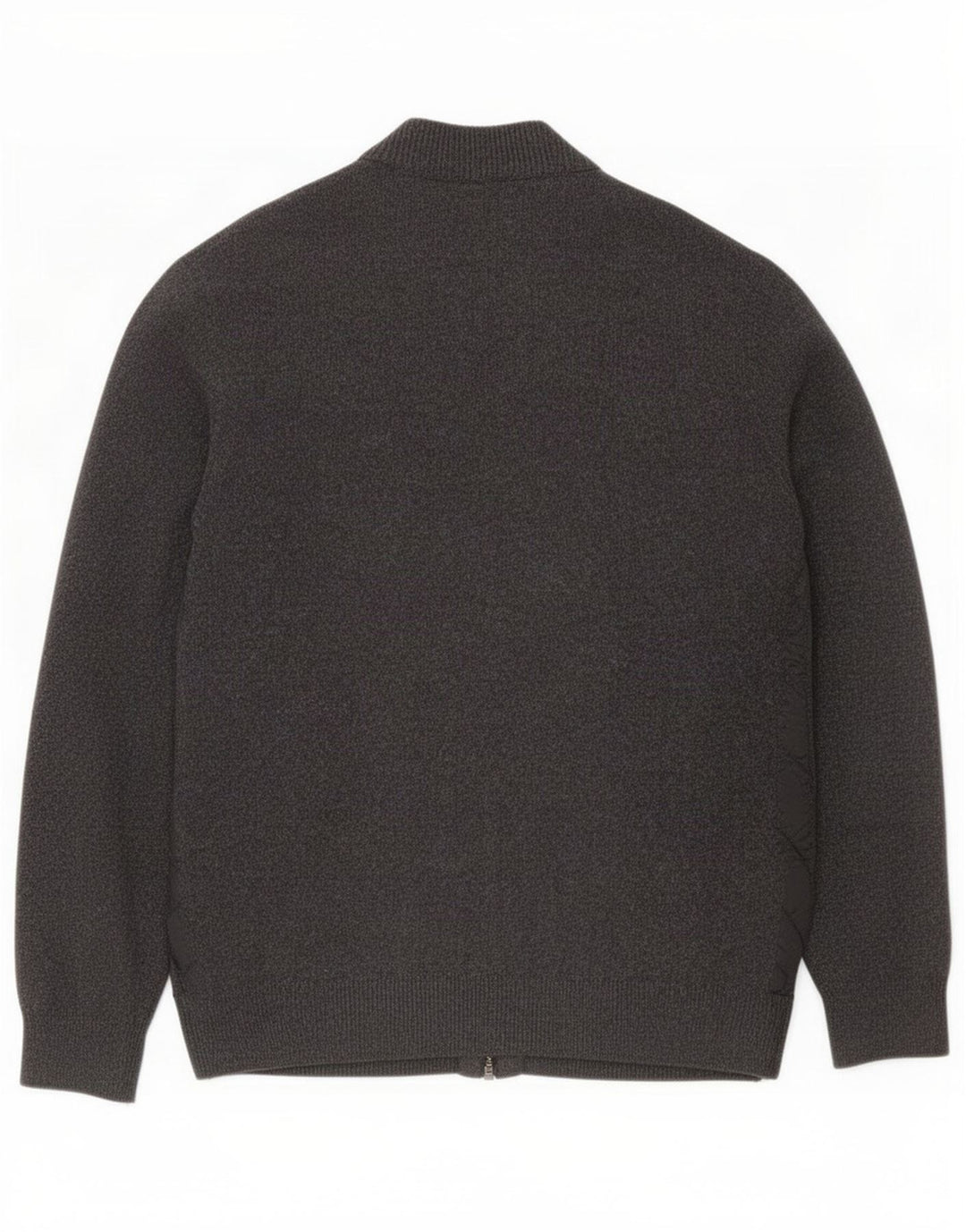 Barbour Herren-Cardigan-Pullover, große graue Wolle