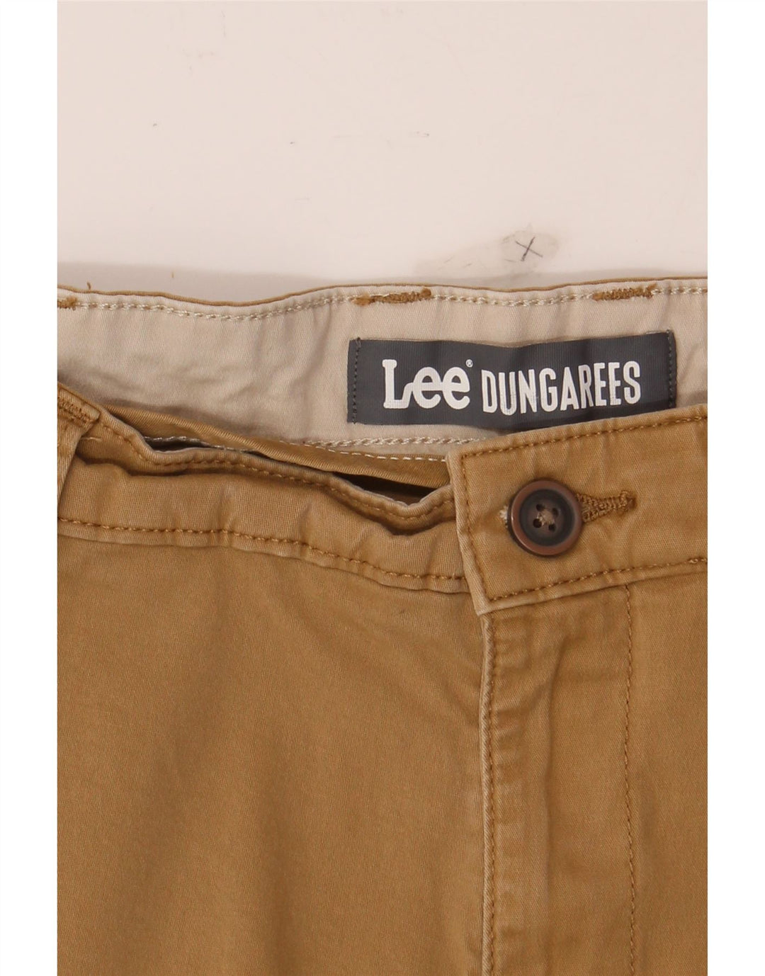 LEE Mens Chino Shorts W34 Large Brown Cotton Vintage Lee and Second-Hand Lee from Messina Hembry 