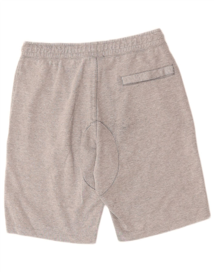 NIKE Herren-Sportshorts aus mittelgrauer Baumwolle