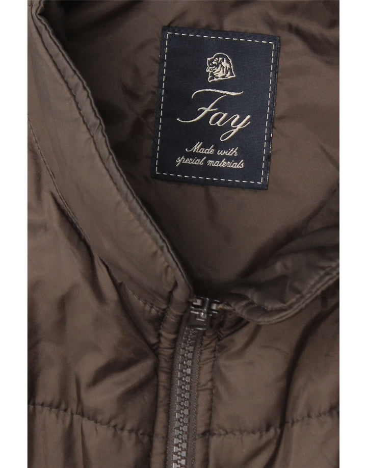 Fay Damen Weste UK 16 Large Braun
