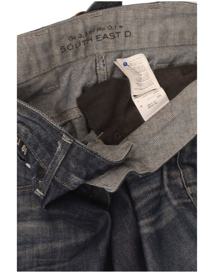 G-Star Damen Straight Jeans W30 L32 Marineblaue Baumwolle