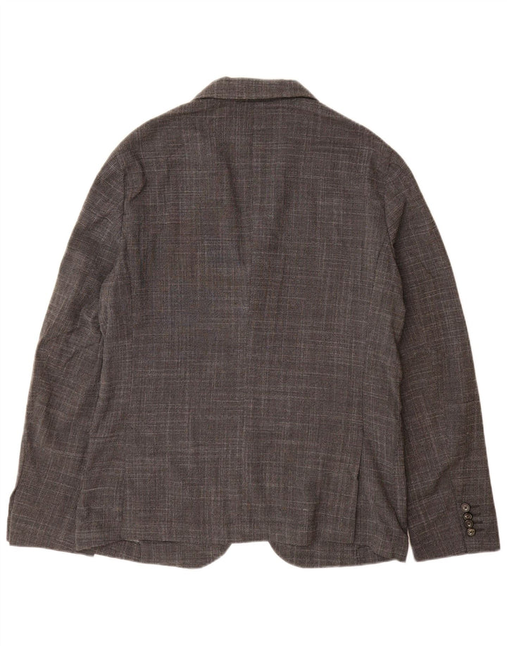 TOMMY HILFIGER Maßgeschneiderte 2-Knopf-Blazerjacke für Herren IT 48 Mittelgrau