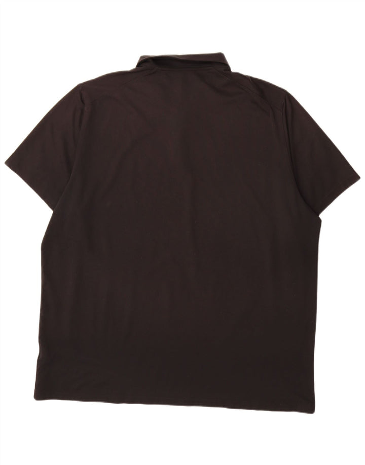 Nike Herren Dri Fit Standard Fit Poloshirt 2XL Schwarz Polyester