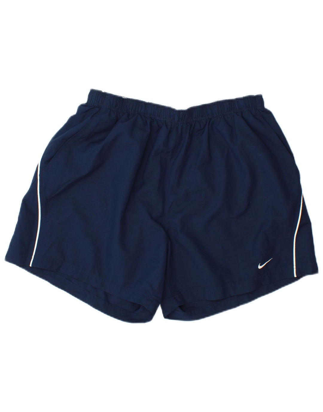 Nike Herren Sportshorts XL Marineblau gestreift aus Polyester