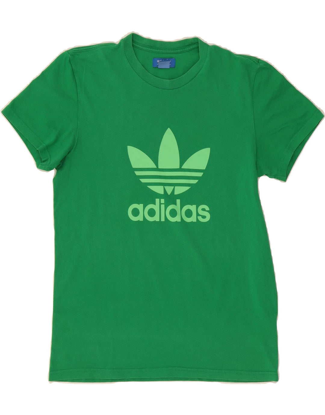 ADIDAS Mens Graphic T-Shirt Top Medium Green Cotton Vintage Adidas and Second-Hand Adidas from Messina Hembry 