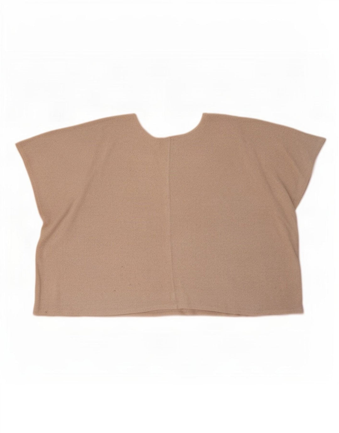 Übergroßes Blusenoberteil für Damen von Zara, UK 14, mittelbeige Viskose