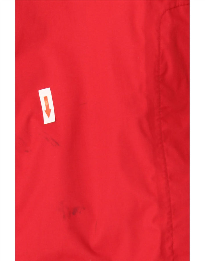 Jack Wolfskin Herren Regenjacke UK 48 2XL Rot Colourblock Polyamid