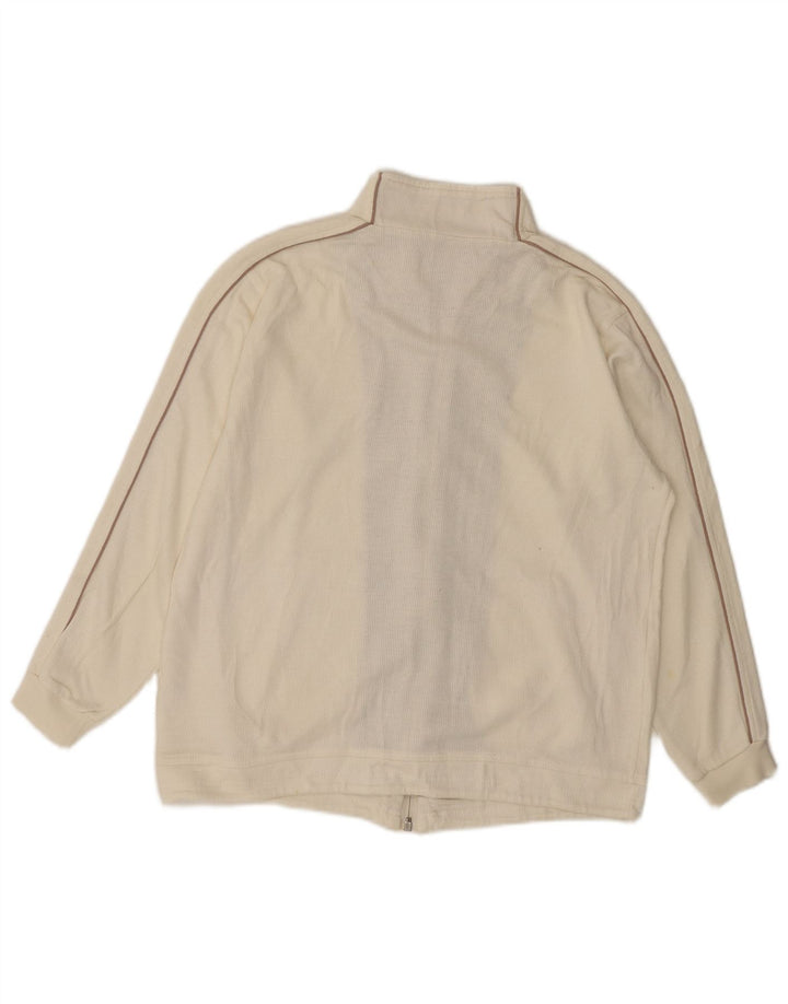 Champion Herren-Trainingsanzug-Oberteil, Jacke, Größe S, weiße Baumwolle