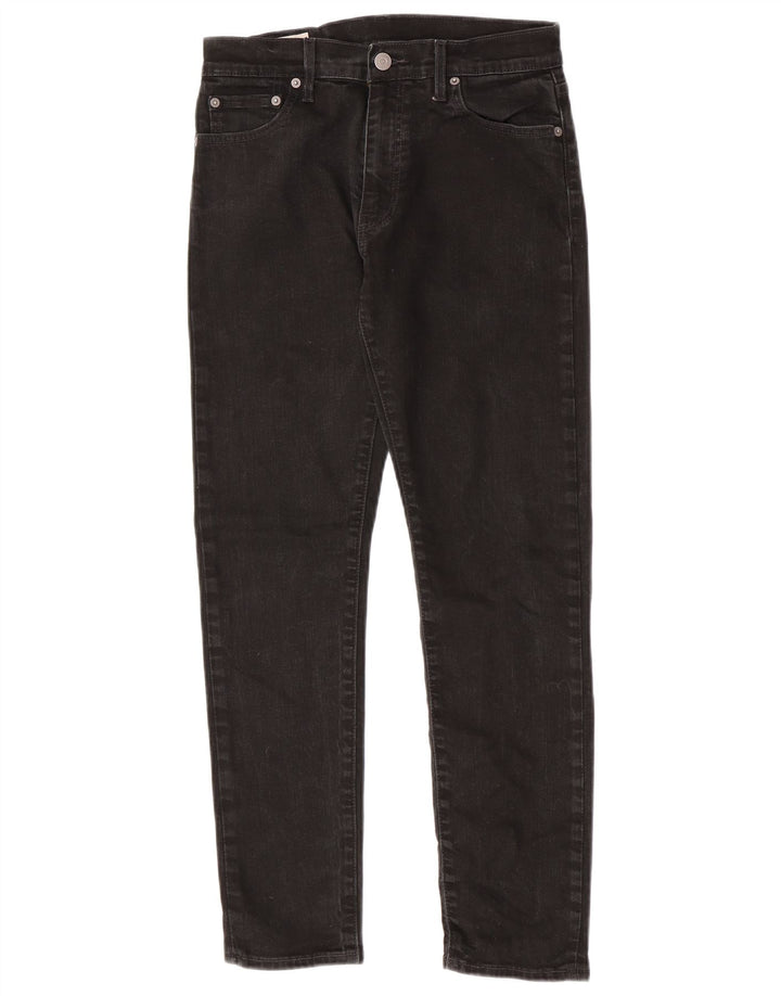 Levi's Herren Slim Jeans W30 L30 schwarze Baumwolle
