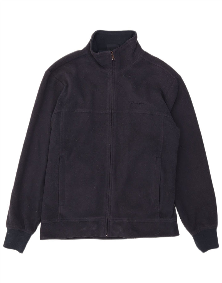 Champion Herren Fleecejacke UK 38 Medium Marineblau Polyester