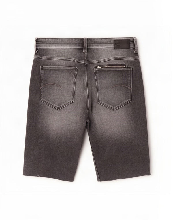 G-Star Mens Slim Denim Shorts W30 Medium Grey