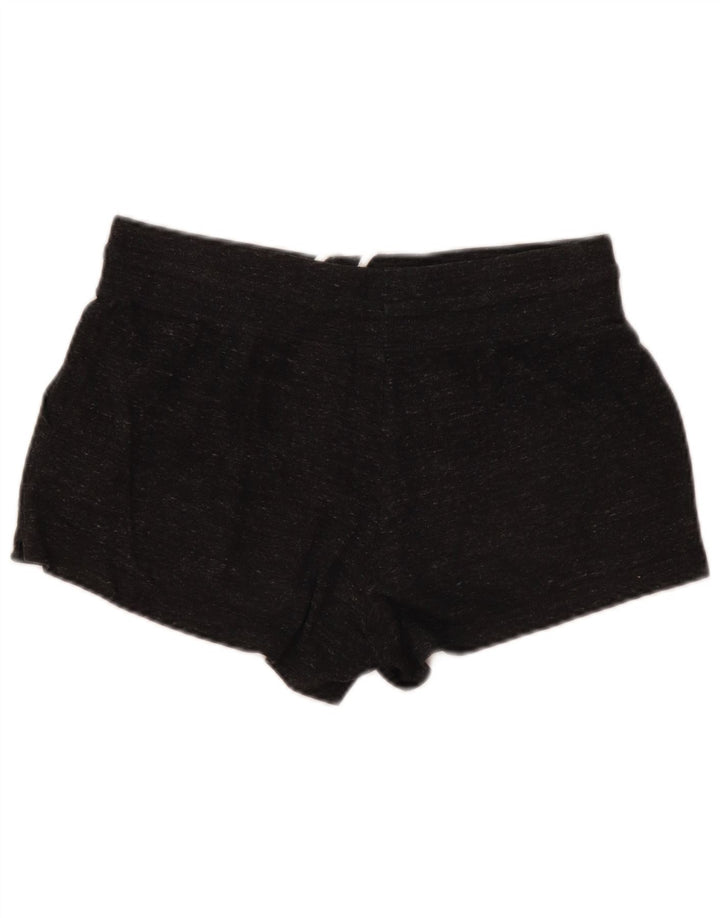 Nike Damen-Sportshorts UK 14 Mittelgrau gefleckte Baumwolle