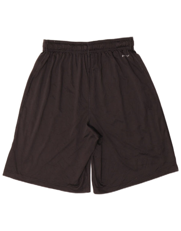 Nike Herren Dri Fit Graphic Sport Shorts Mittelschwarzes Polyester