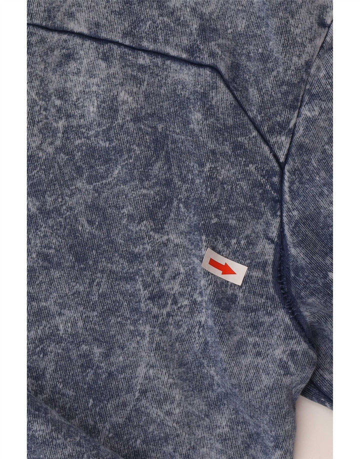 Calvin Klein Jeans Herren-Sweatshirt mit Grafik, mittelblaue Baumwolle