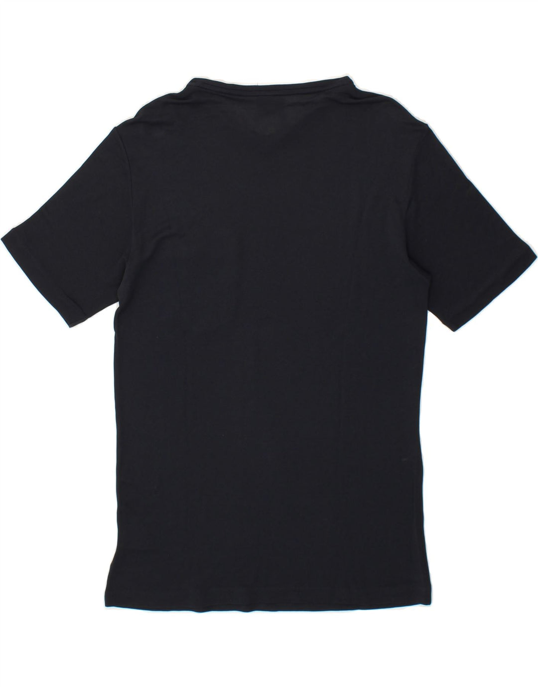 TRUSSARDI Mens T-Shirt Top Medium Navy Blue Acetate Vintage Trussardi and Second-Hand Trussardi from Messina Hembry 