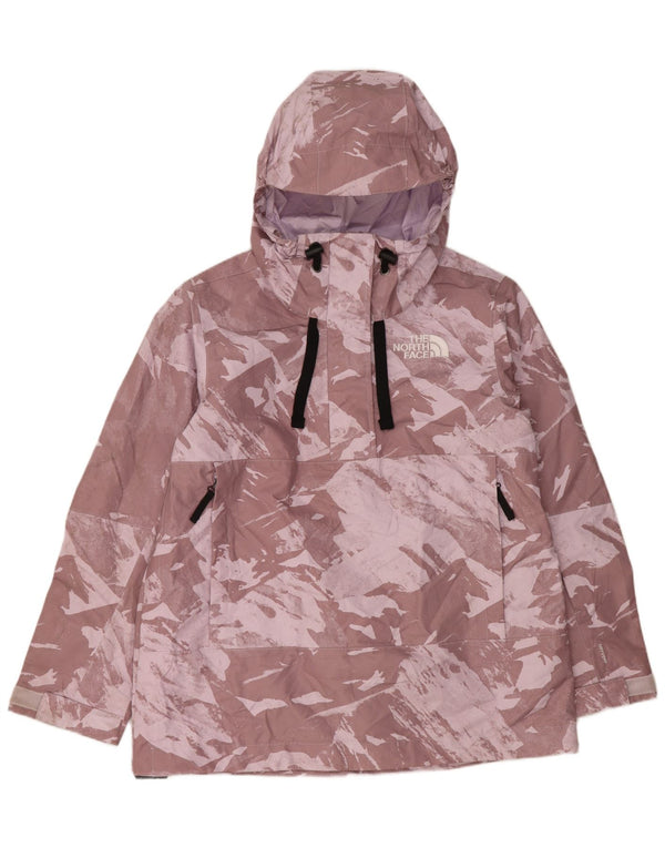 The North Face Damen Kapuzen-Anorak-Regenjacke UK 18 XL Lila Tarnung