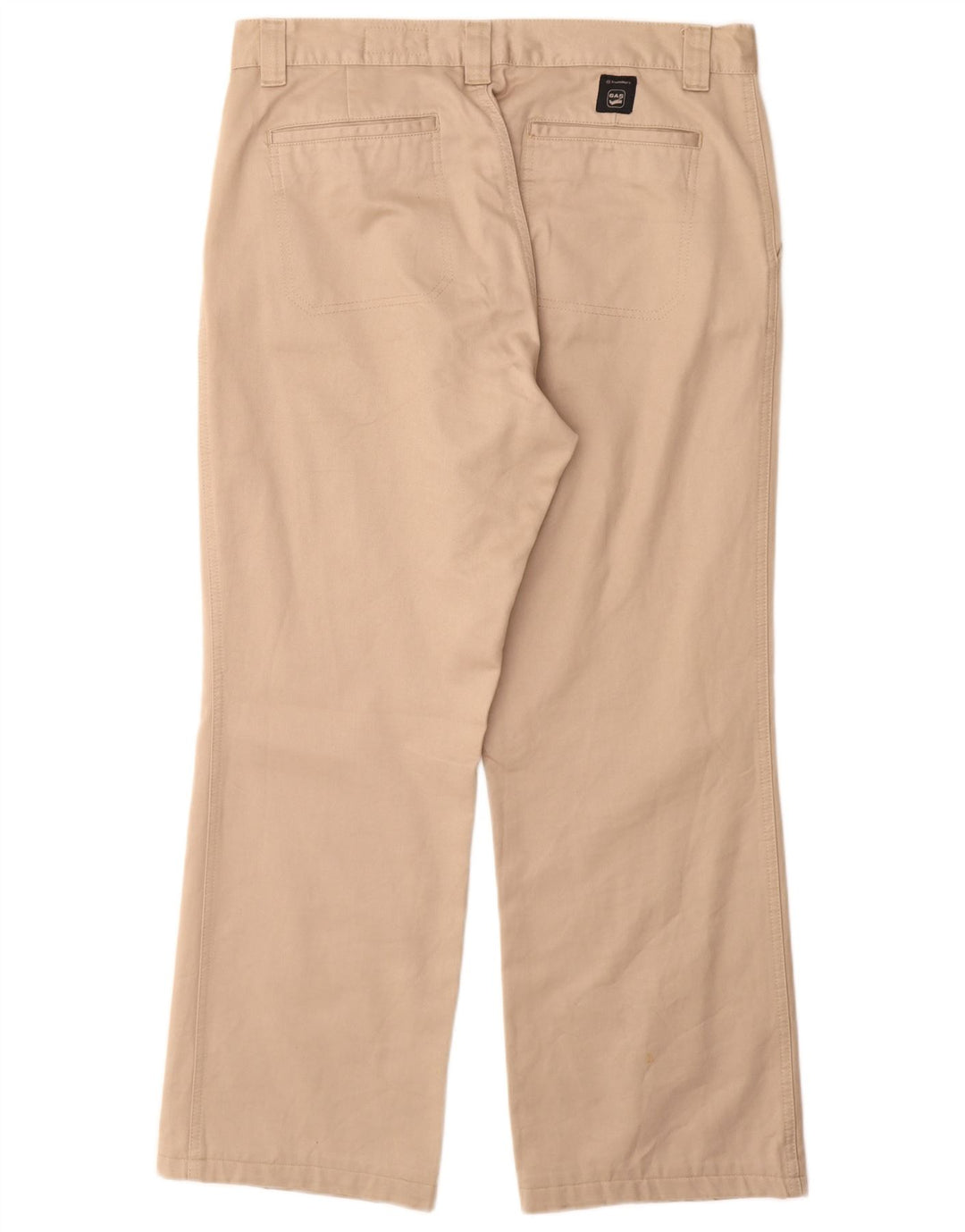 Gas Herren gerade Chinohose W36 L29 Beige Baumwolle