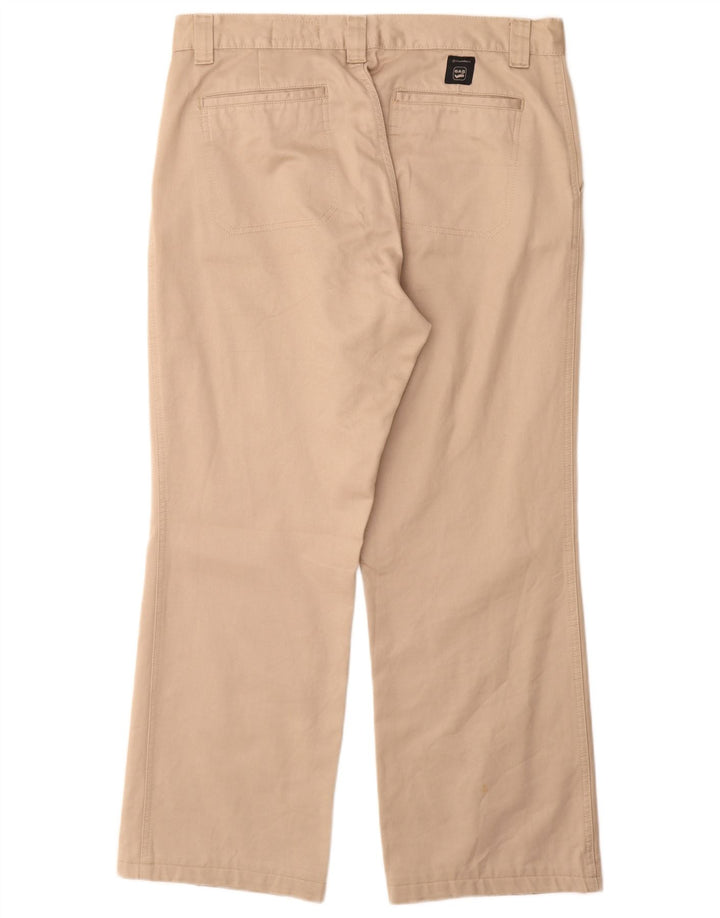 Gas Herren gerade Chinohose W36 L29 Beige Baumwolle