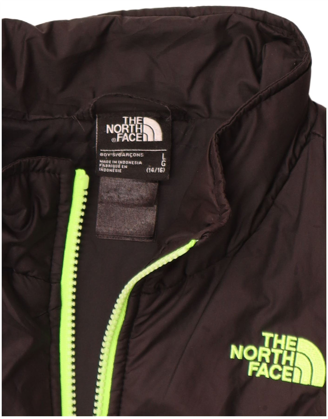 The North Face Liner-gepolsterte Jacke für Jungen, 14–15 Jahre, Größe L, Schwarz, Polyester