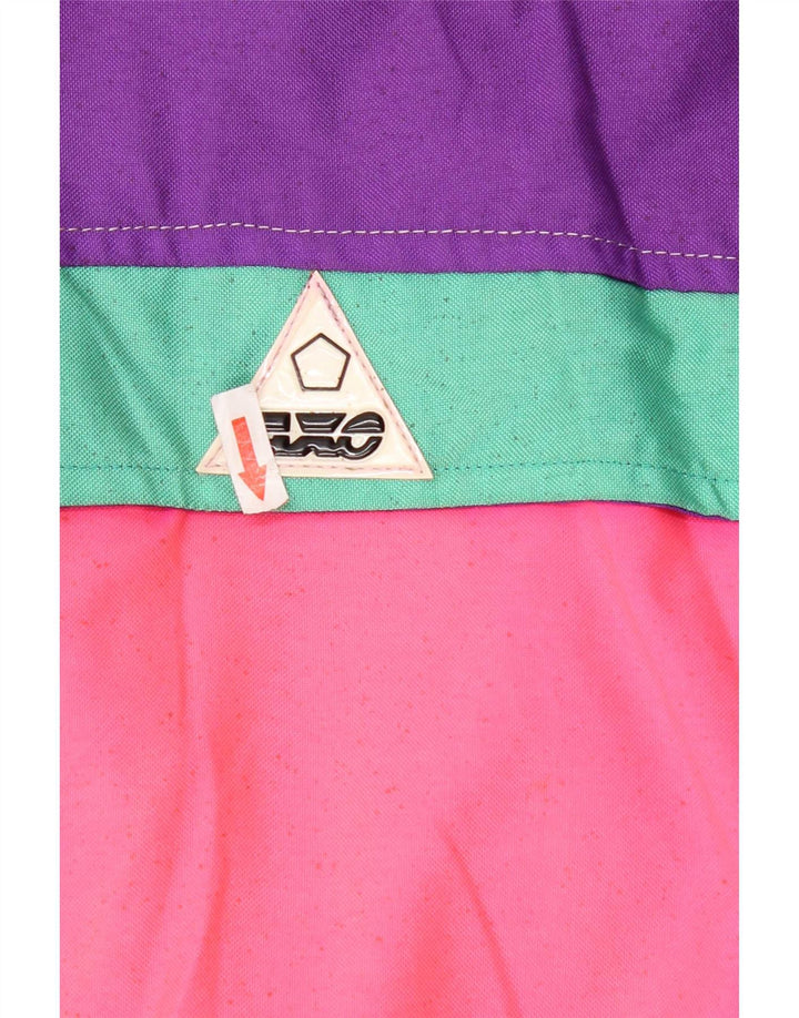 AXO Womens Racer Jacket UK 16 Large Mehrfarbiges Colourblock-Polyamid