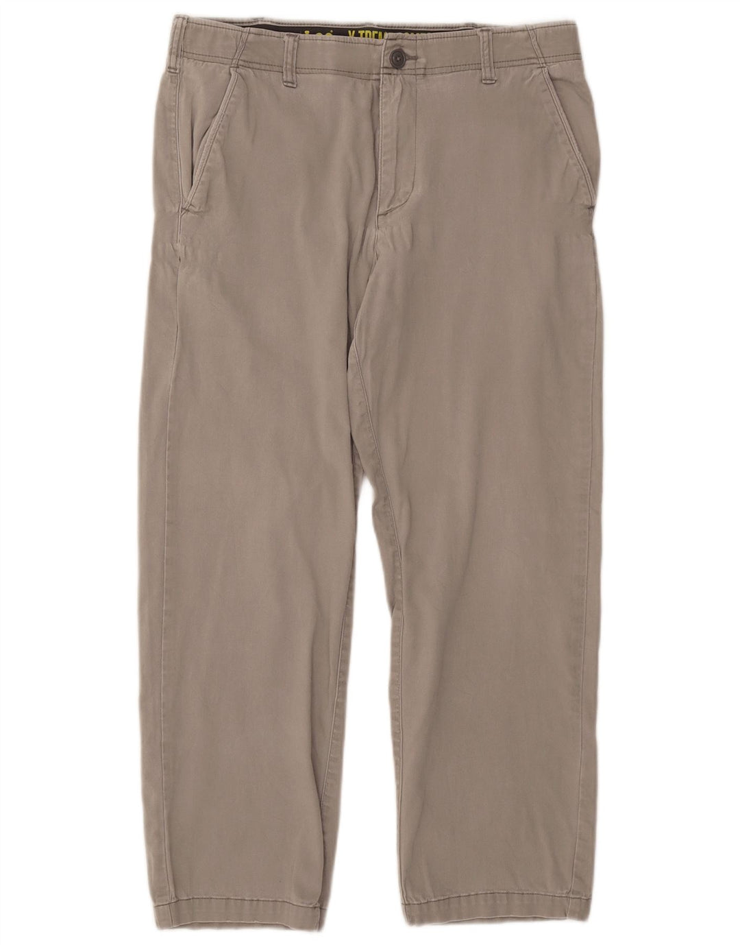 LEE Herren X-treme Comfort Straight Chino Hose W34 L30 Graue Baumwolle