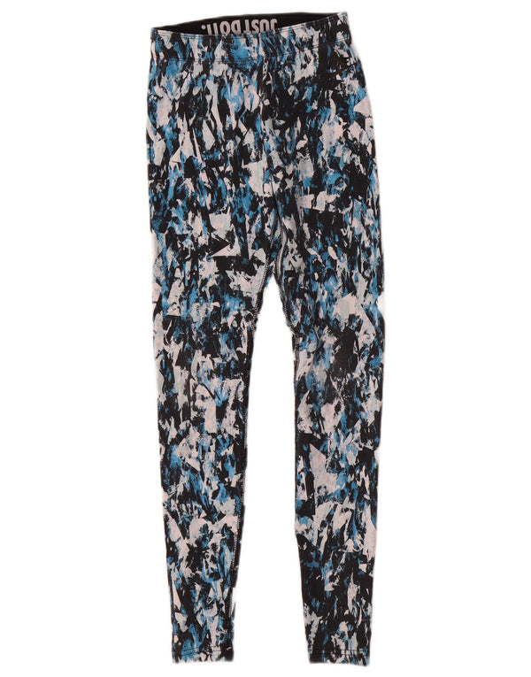 Nike Damen Leggings UK 4 XS Mehrfarbige Tarnung
