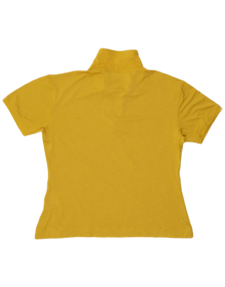 Fila Damen Poloshirt UK 18 XL Gelb Polyester