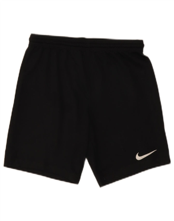 Nike Dri Fit Sportshorts für Jungen, 10–11 Jahre, mittelgroß, schwarzes Polyester