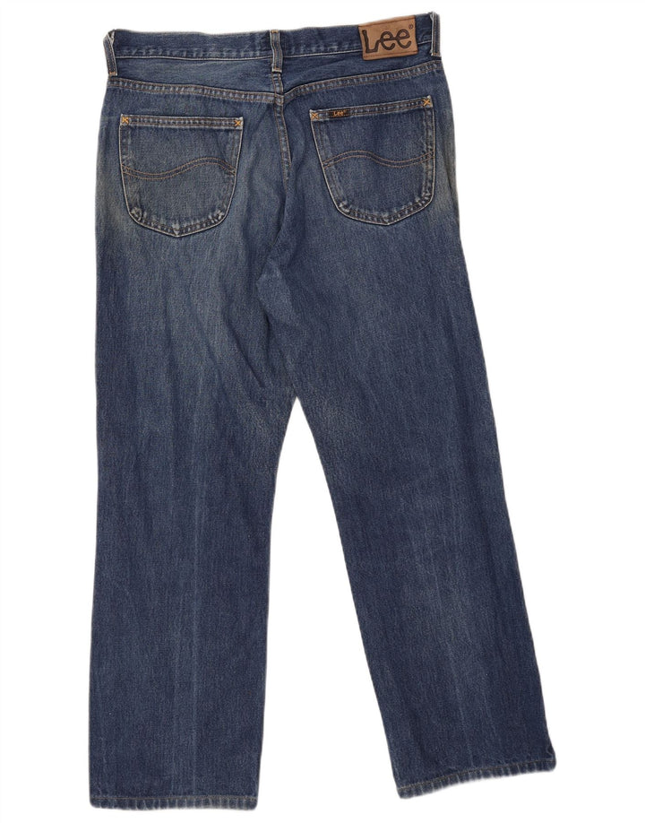 Lee Herren Ranger Straight Jeans W36 L28 Blaue Baumwolle