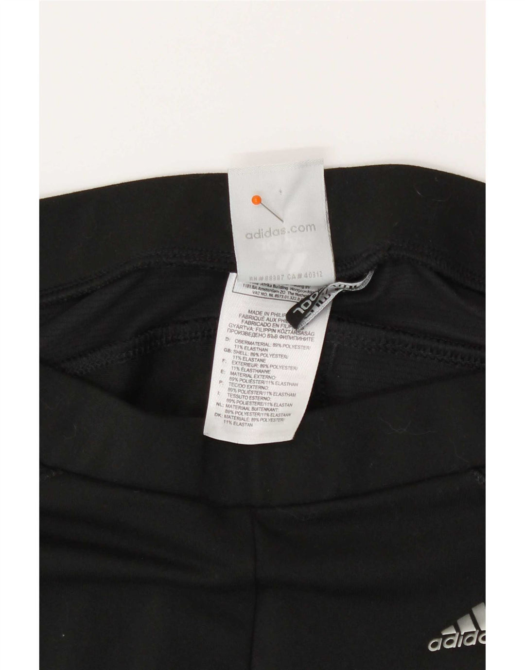 Adidas Damen Climacool Capri Leggings UK 12 Medium Schwarz Polyester