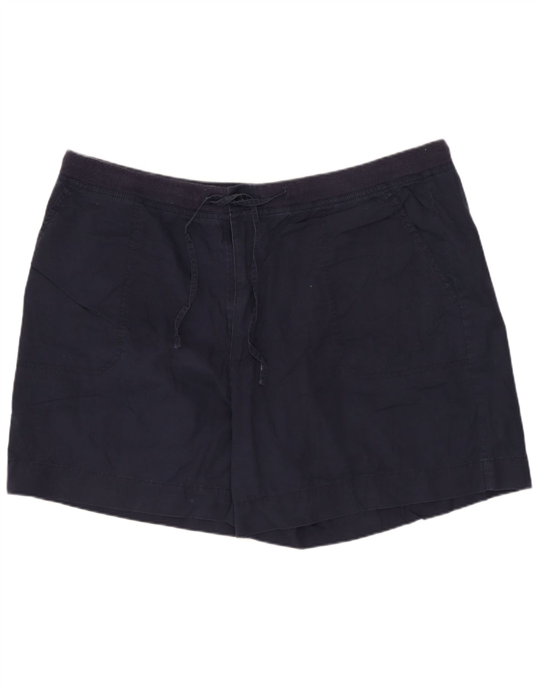 LEE Damen Khakis Chino Shorts US 20 3XL W40 Marineblaue Baumwolle