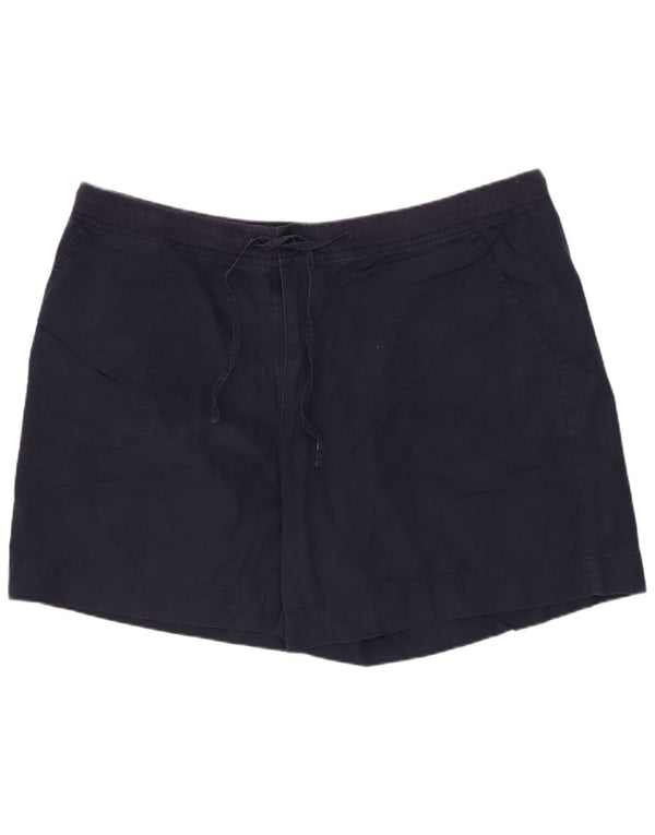 LEE Damen Khakis Chino Shorts US 20 3XL W40 Marineblaue Baumwolle